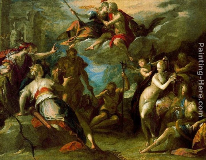 Hans von Aachen The Amazement of the Gods